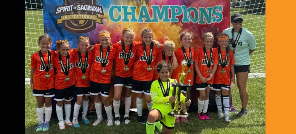 16 Girls Black are 2025 Spirit of Saginaw Tournament Champions!!